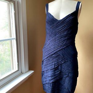 B44 Navy Bodycon Dress S